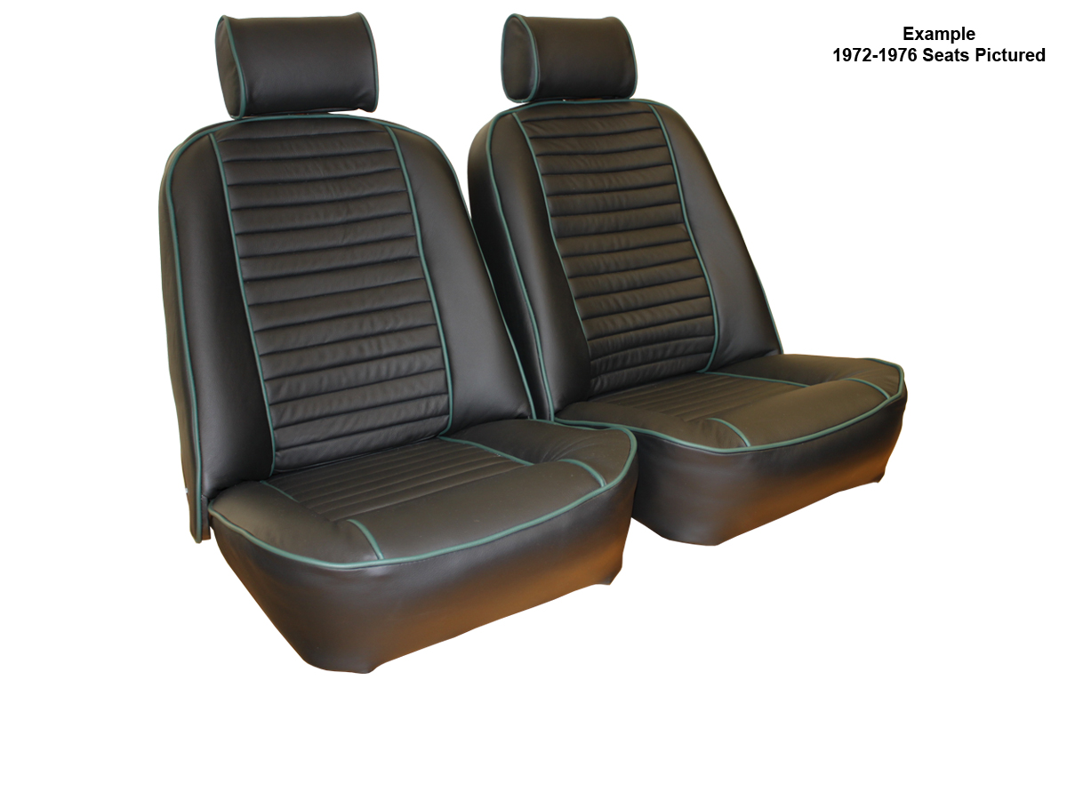 Triumph TR6 1968-1969 Vinyl Seat Covers - Prestige Autotrim Products Ltd