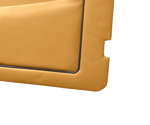 Biscuit with Black Piping