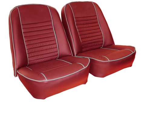 Triumph TR6 1968-1969 フルレザーシートカバー - Prestige Autotrim Products Ltd