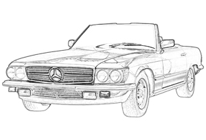 メルセデス SL R107 1971-1989 - プレステージオートトリムプロダクツ株式会社