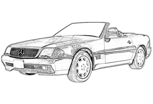 メルセデス SL R129 1989-2001 - プレステージオートトリムプロダクツ株式会社