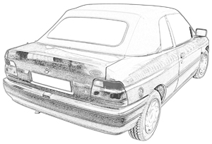 Ford Escort Car Hoods / Soft Tops - Prestige Autotrim Products Ltd