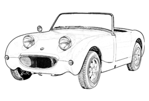 Austin Healey Frogeye Sprite 1958-1961