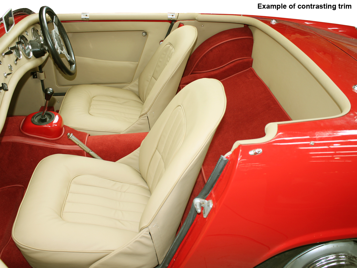 Austin Healey Sprite Contrasting Trim Example