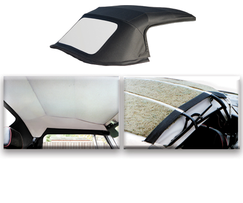 MGB 1962-1980 Convertible Tops, Soft Tops, Roofs - Prestige Autotrim Products Ltd
