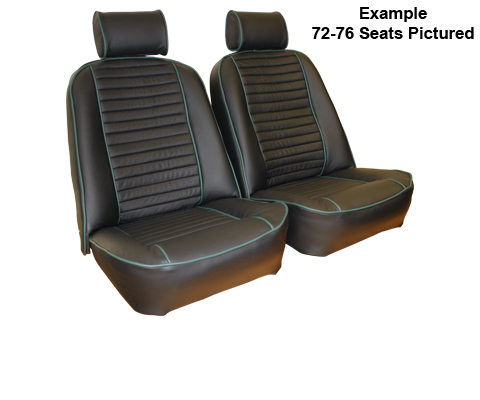 Triumph TR6 1969-1972 Vinyl Seat Covers - Prestige Autotrim Products Ltd
