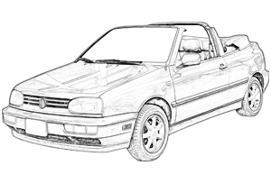 VW Golf Cabrio Convertible Tops - Prestige Autotrim Products Ltd